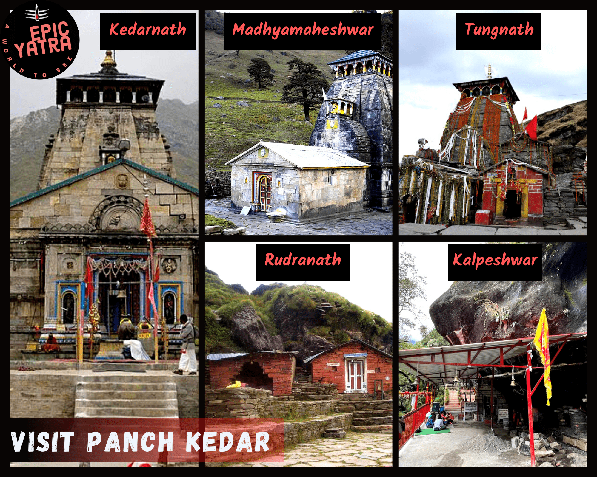 The Shrines of Panch Kedar