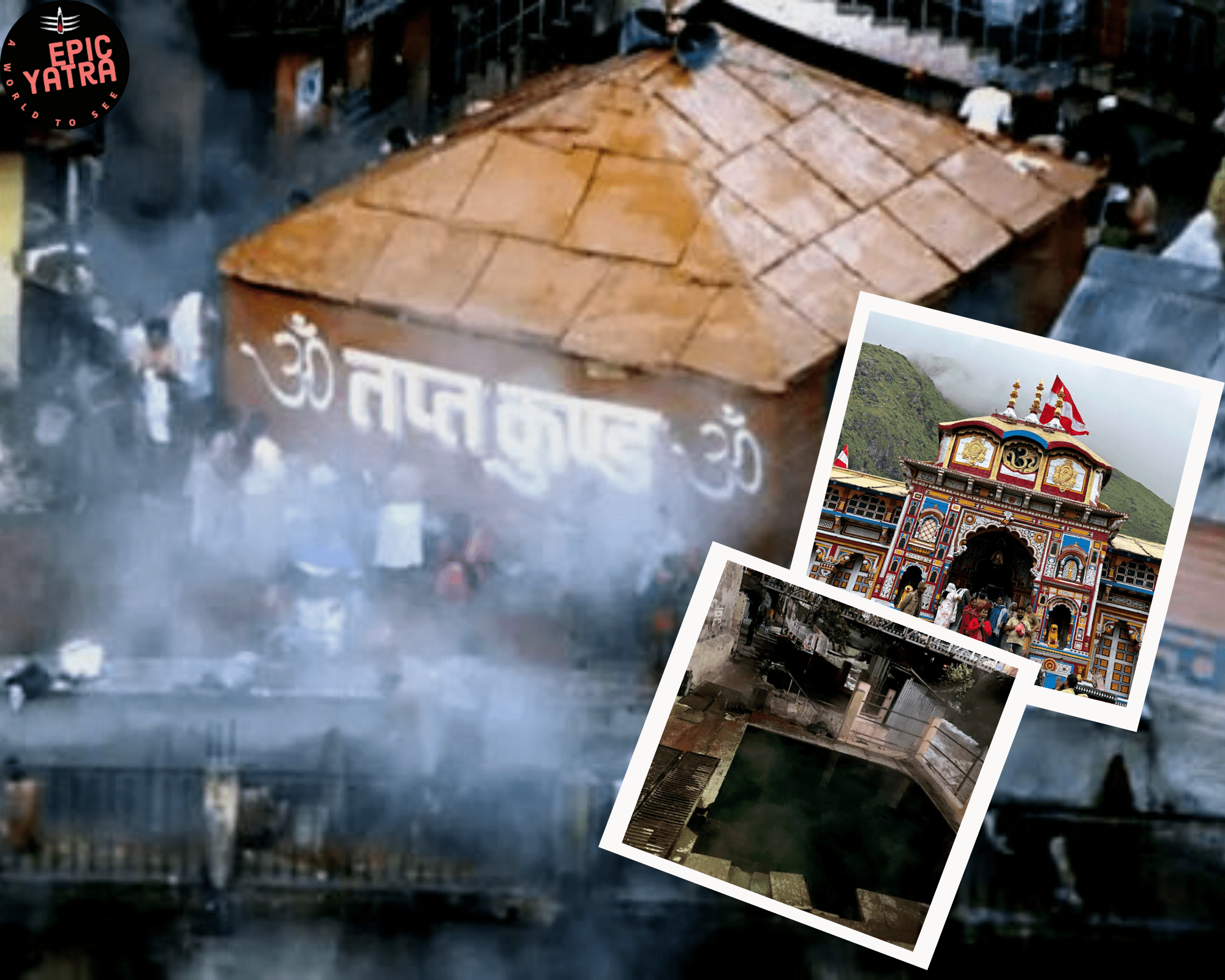 The Holy Tapt Kund at Badrinath