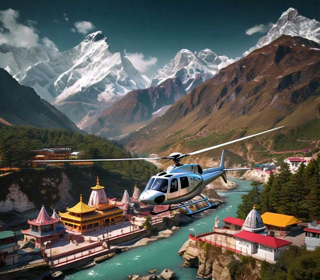 Chardham Yatra by Helicopter: Journeying Towards Divine Grace