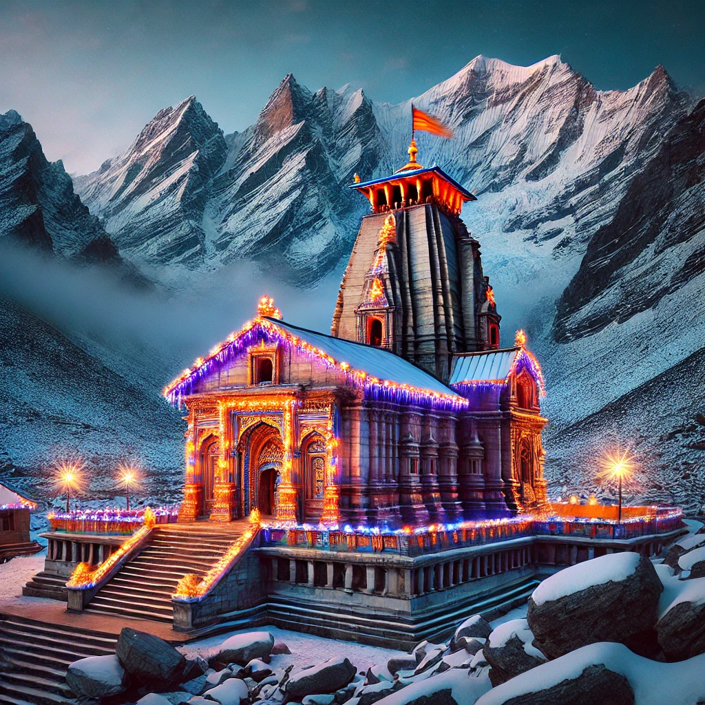 Scenic view of Chardham Yatra with luxury amenities for travelers from Hyderabad