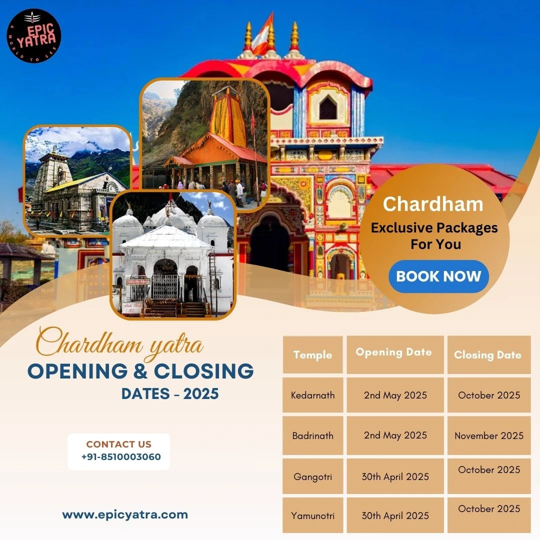 Char Dham Opening & Closing Dates 2025