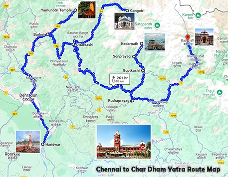 Chennai to Char Dham Yatra: Travel Tips & Route Guide